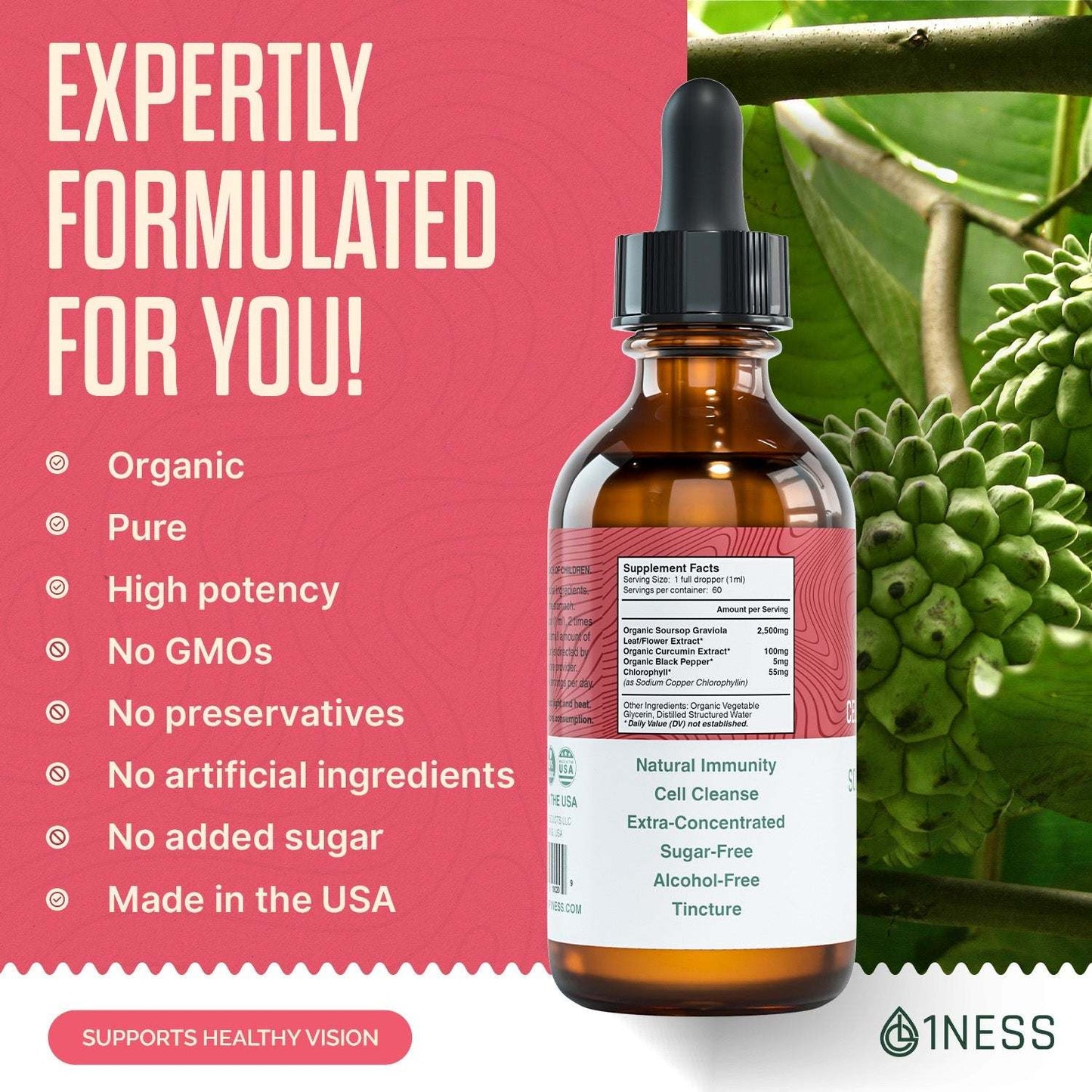 Soursop Extract for Cell Regeneration – Supports Immunity & Digestion