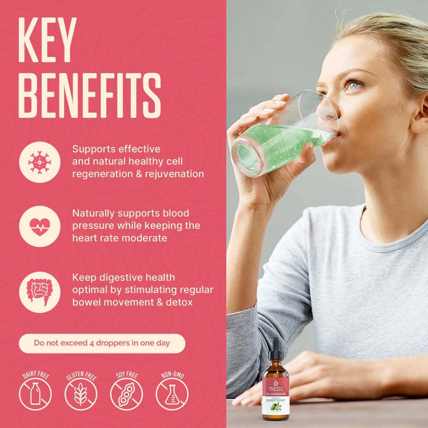 Soursop Extract for Cell Regeneration with Black Pepper