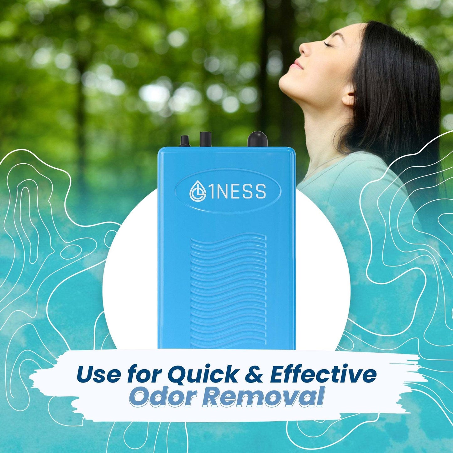 Odor Removal Aerator Device by 1ness