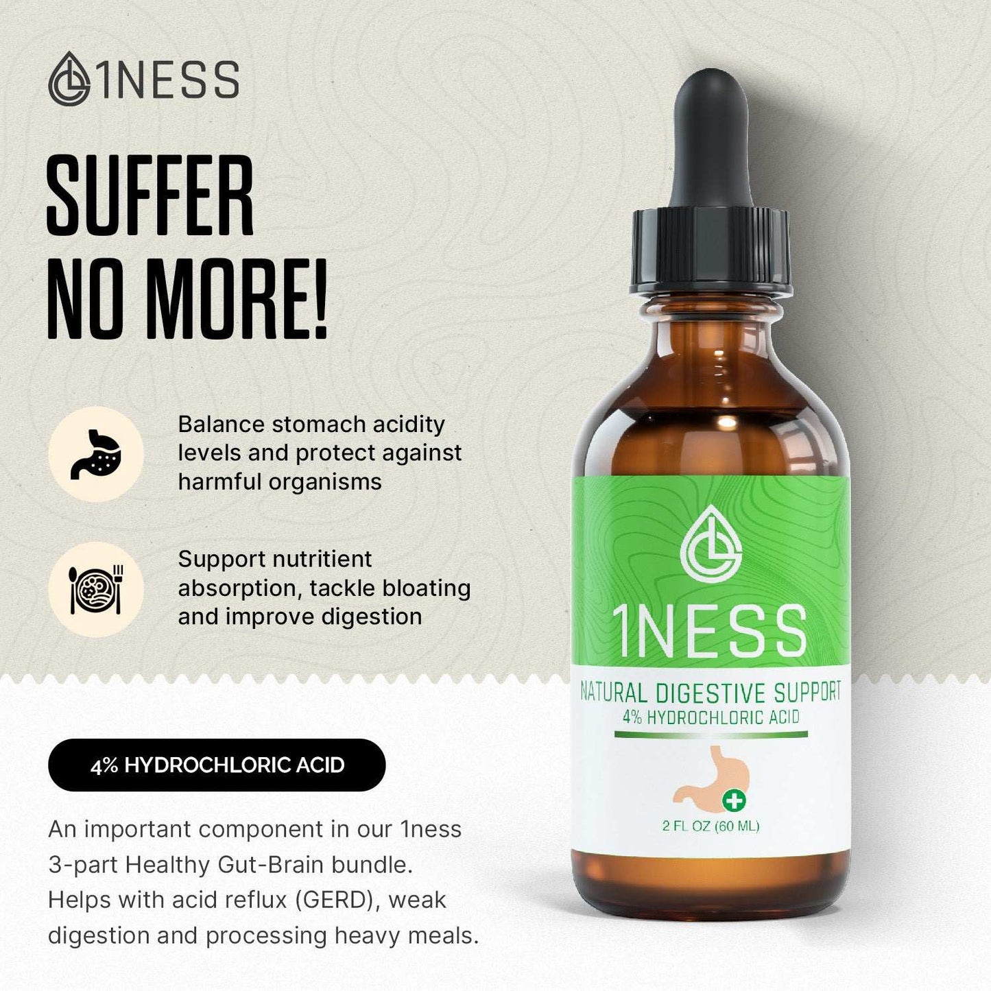 Gut-Brain Connection Package for organic tincture