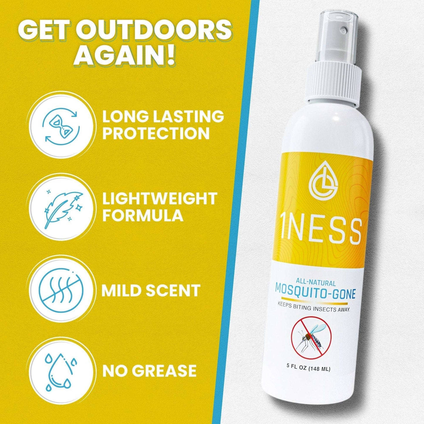 Natural insects repellent for adults