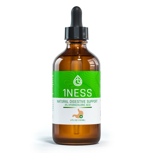 Natural Digestive Support Drops | 1NESS® | Stomach Acid Booster & Bloating Relief