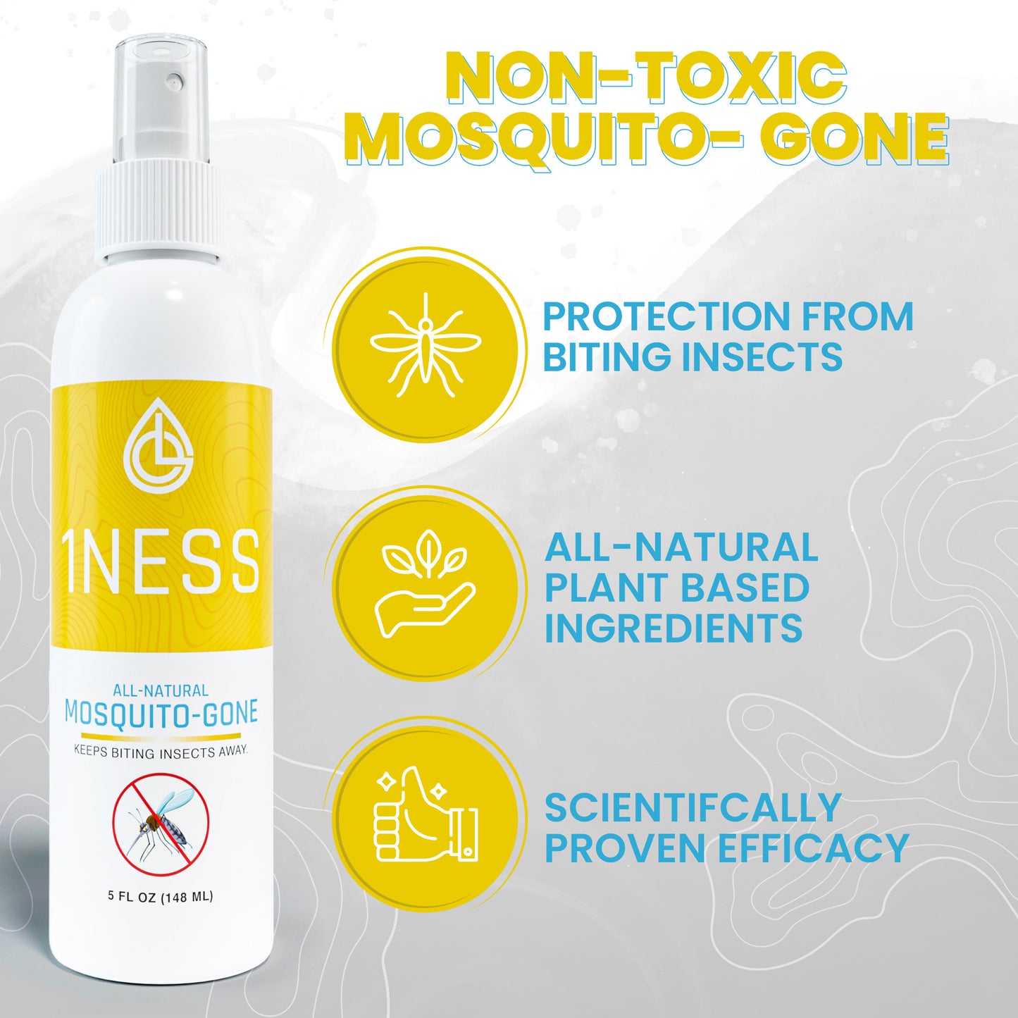 Mosquito-Gone Natural Insect Repellent