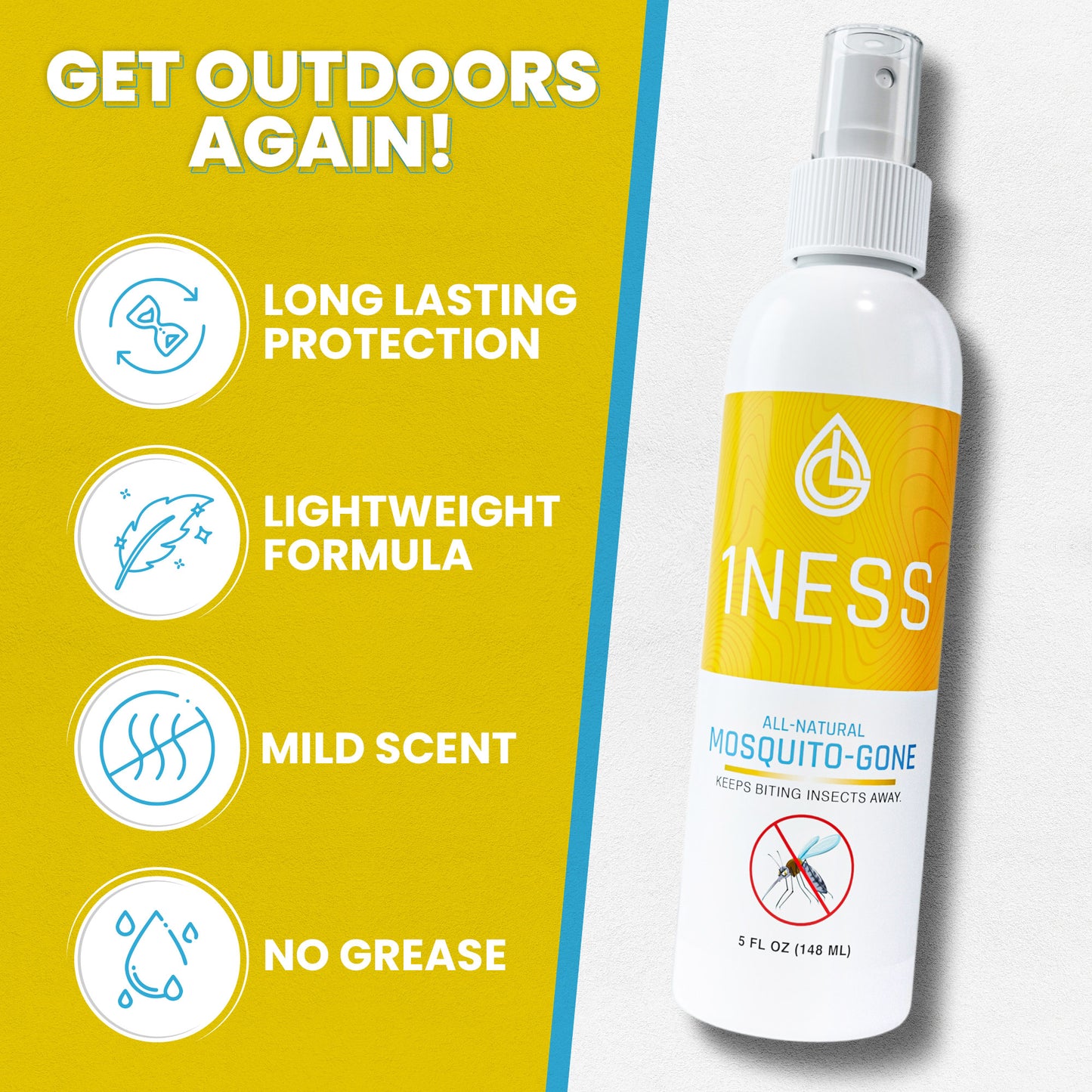 Mosquito-Gone Natural Insect Repellent