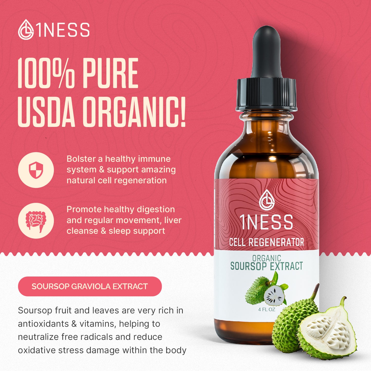 Soursop Tincture + Gut Health Frequency Album